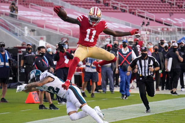 Week 11 Walkthrough: Brandon Aiyuk Hits Open Water